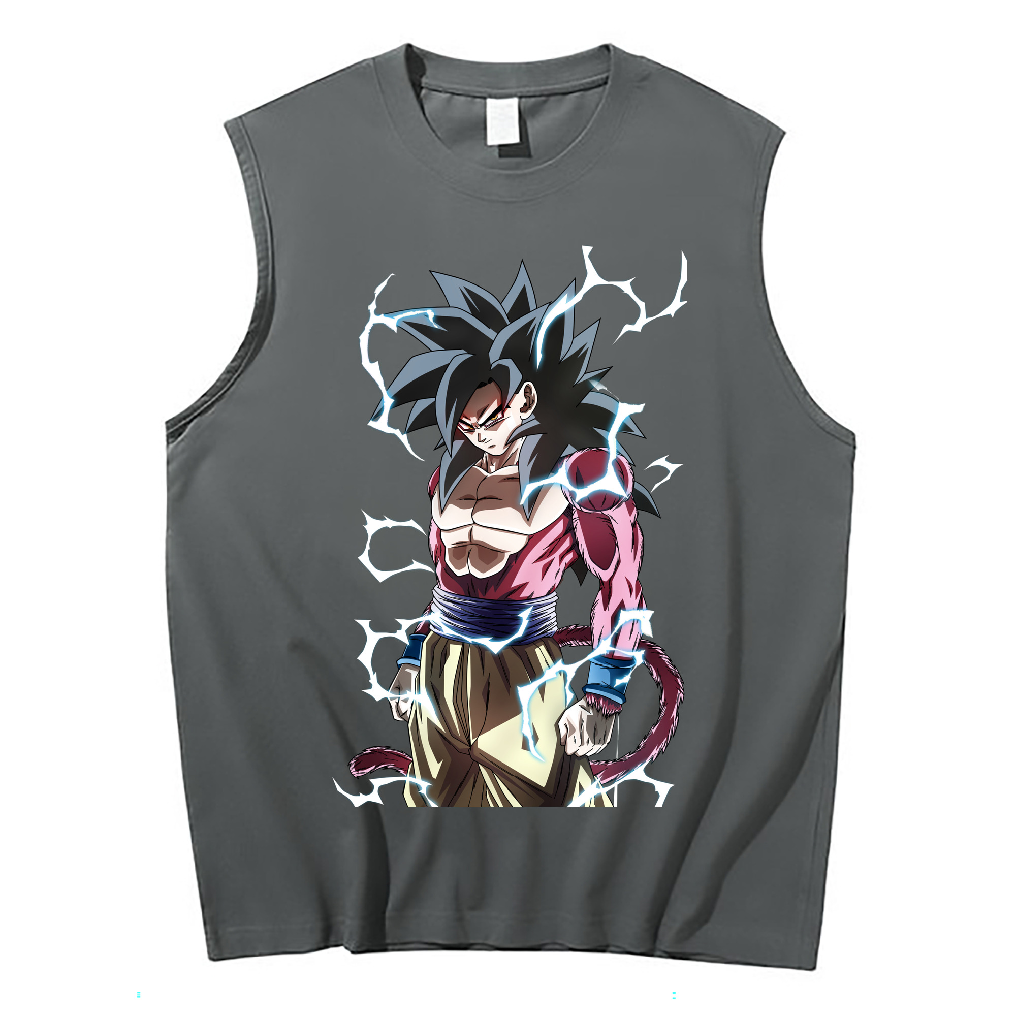 （画像用） ドラゴンボール 孫悟空（そん ごくう）Son Goku カカロット DRAGON BALL Kakarotto コットン100％タンクトップ（フロントプリント）